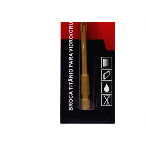 Broca Para Vidro Titanio Ctpohr 6Mm 504