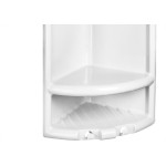 Acessorios Wc Herc Branco Abs Porta Shampoo Canto 4010