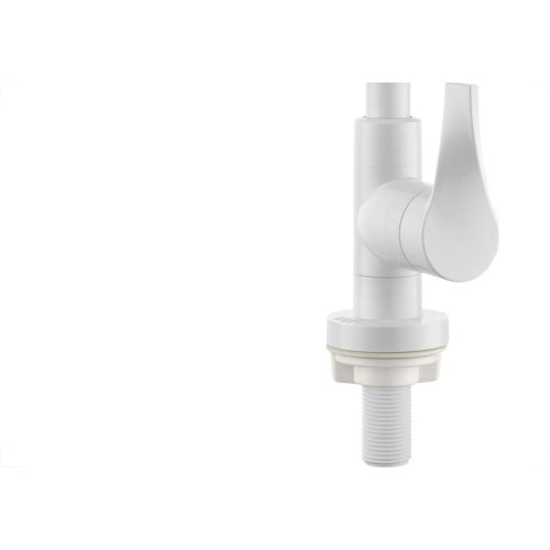 Torneira Abs Bica Movel Lavatorio Alta Herc 1/4V Twist Branca 2960