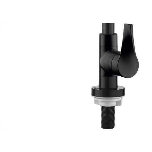Torneira Abs Bica Movel Lavatorio Alta Herc 1/4V Twist Preta 2966
