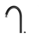 Torneira Abs Bica Movel Mesa Alta Herc 1/4V Twist Preta 2956