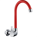 Torneira Abs Bica Movel Parede Alta Herc 1/4V Twist Vermelha 2941
