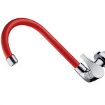 Torneira Abs Bica Movel Parede Alta Herc 1/4V Twist Vermelha 2941