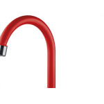 Torneira Abs Bica Movel Parede Alta Herc 1/4V Twist Vermelha 2941