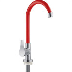 Torneira Abs Bica Movel Mesa Alta Herc 1/4V Twist Vermelha 2951