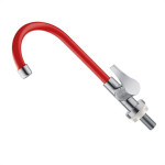 Torneira Abs Bica Movel Mesa Alta Herc 1/4V Twist Vermelha 2951