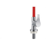 Torneira Abs Bica Movel Mesa Alta Herc 1/4V Twist Vermelha 2951