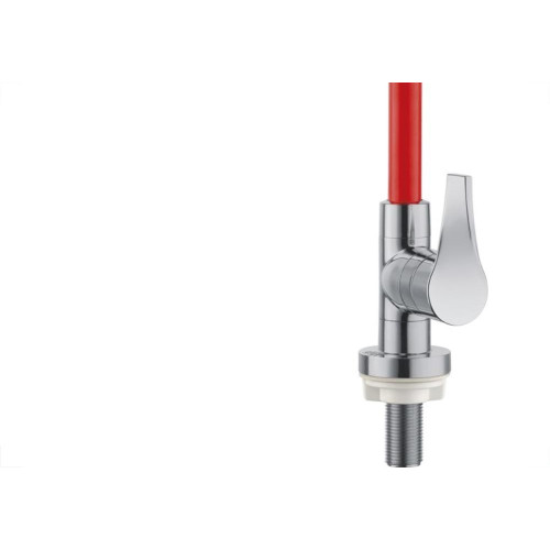 Torneira Abs Bica Movel Mesa Alta Herc 1/4V Twist Vermelha 2951
