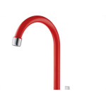 Torneira Abs Bica Movel Mesa Alta Herc 1/4V Twist Vermelha 2951