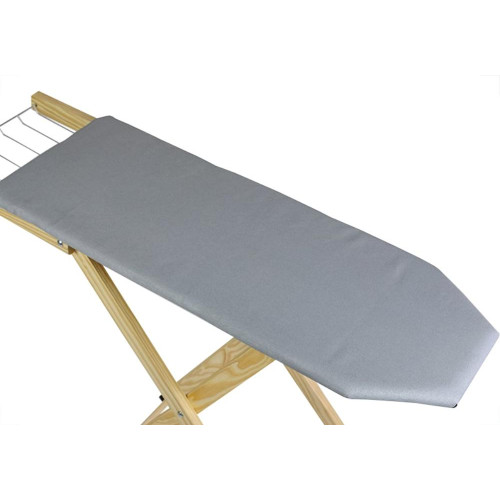Tabua Passar Roupa Madeira Tecido Termico Fernanda 35 X 1,43 X 07Cm 215