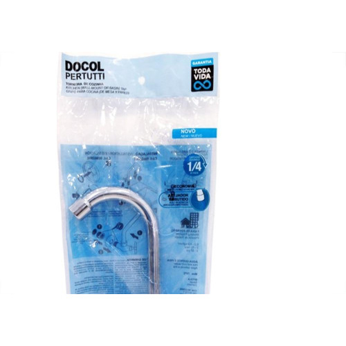 Torneira Metal Pia Docol Parede 1/2'' Nova Pertutti 902806