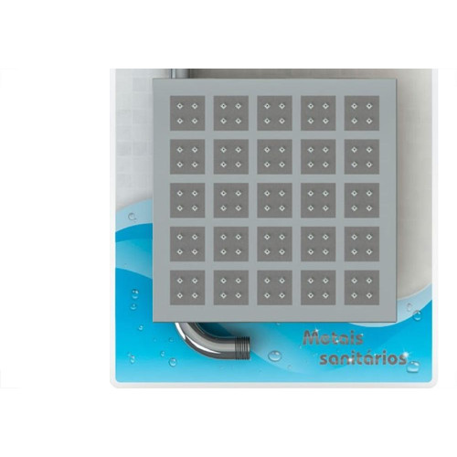 Ducha Abs Valeplast Star Cromada 210Mm 41.146
