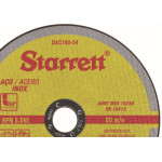 Disco De Corte Para Inox Starrett 7 X 1,6Mm X 7/8 Dac180-24 - Kit C/12 