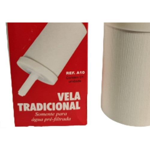 Vela Filtro Barro Salute Tradicional A10 - Kit C/12 