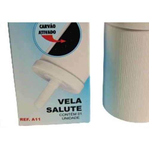 Vela Filtro Barro Salute Carvao Ativado A11 - Kit C/12 