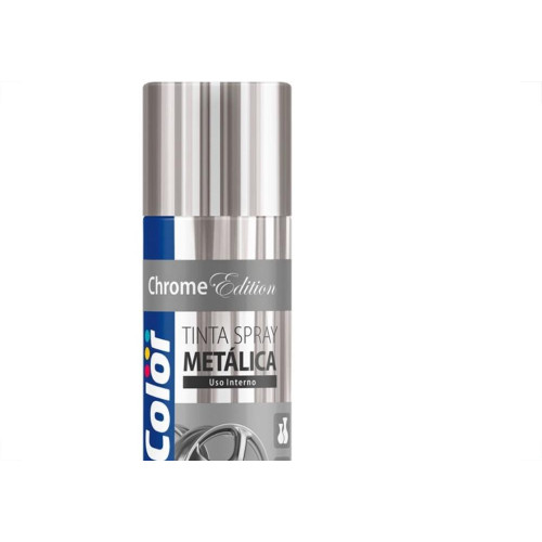 Tinta Spray Chemicolor Metalico Cromado 400Ml 