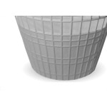 Cesto Papeleiro Plastico Shangri-La Redondo Branco 23X30Cm 