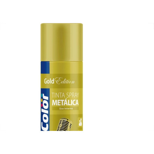 Tinta Spray Chemicolor Metalico Dourado 400Ml 