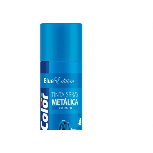 Tinta Spray Chemicolor Metalico Azul 400Ml 