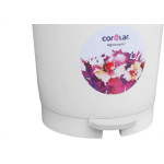 Lixeira Shangri-La Com Pedal 12L Redonda Branca 