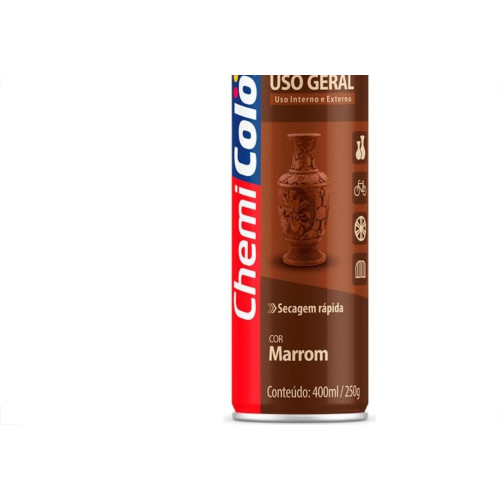 Tinta Spray Chemicolor Marrom 400Ml 