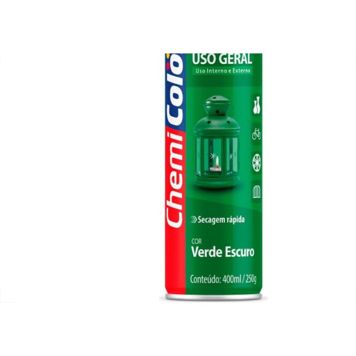 Tinta Spray Chemicolor Verde Escuro 400Ml 
