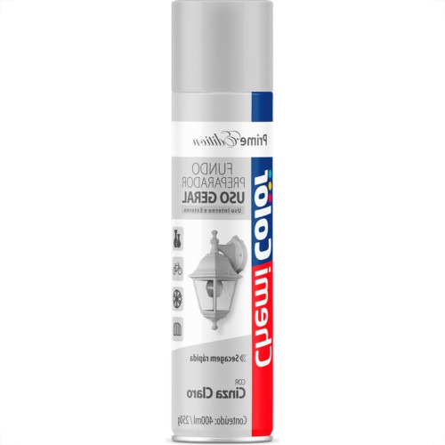 Tinta Spray Chemicolor Cinza Primer 400Ml 