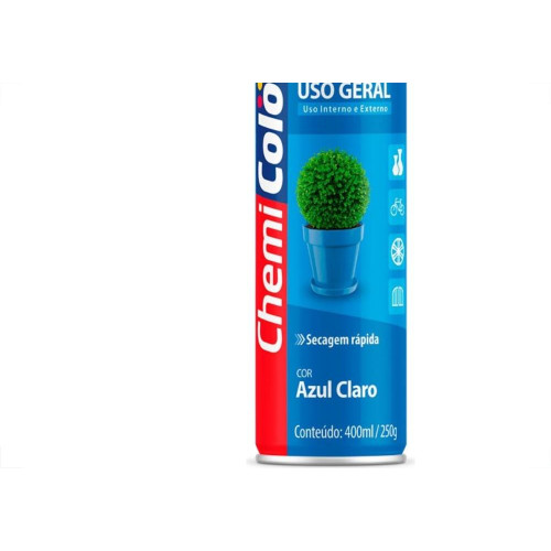 Tinta Spray Chemicolor Azul Claro 400Ml 