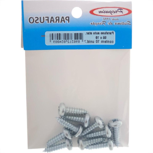 Cartela Parafuso Auto/Atarrachante Panela Preguim 5,5 X 19Mm Com 10 Pecas 4089