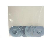 Cartela Arruela Lisa Zincado  3/8'' Preguim Com 12 Pecas 0210