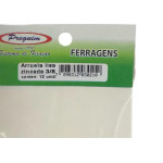 Cartela Arruela Lisa Zincado  3/8'' Preguim Com 12 Pecas 0210