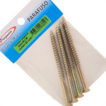 Cartela Parafuso Chipboard Preguim Cabeca Chata Philips 6,0X90 Com 04 Pecas 8223