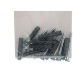 Cartela Parafuso Madeira Preguim Com Bucha 06Mm Philips Com 08 Pecas 0548
