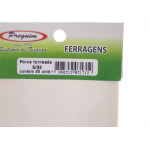 Cartela Porca Torneada Preguim Zincada  5/32'' Nc Com 20 Pecas 1712