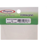 Cartela Porca Torneada Preguim Zincada  1/4'' Nc Com 12 Pecas 1736