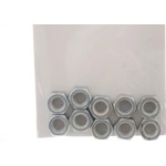 Cartela Porca Torneada Preguim Zincada  5/16'' Nc Com 10 Pecas 1743