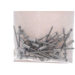 Cartela Rebite Preguim Aluminio Repuxo 408 Com 25 Pecas 2078