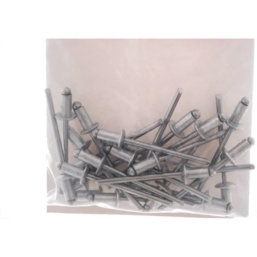 Cartela Rebite Preguim Aluminio Repuxo 408 Com 25 Pecas 2078