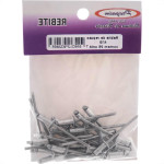 Cartela Rebite Preguim Aluminio Repuxo 410 Com 25 Pecas 2085