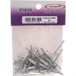 Cartela Rebite Preguim Aluminio Repuxo 412 Com 25 Pecas 2092