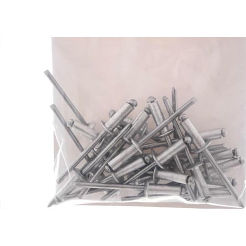 Cartela Rebite Preguim Aluminio Repuxo 412 Com 25 Pecas 2092