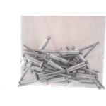 Cartela Rebite Preguim Aluminio Repuxo 416 Com 23 Pecas 2115