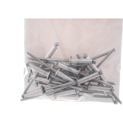 Cartela Rebite Preguim Aluminio Repuxo 416 Com 23 Pecas 2115