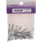 Cartela Rebite Preguim Aluminio Repuxo 512 Com 15 Pecas 2153