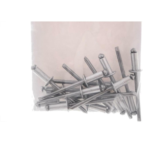 Cartela Rebite Preguim Aluminio Repuxo 512 Com 15 Pecas 2153