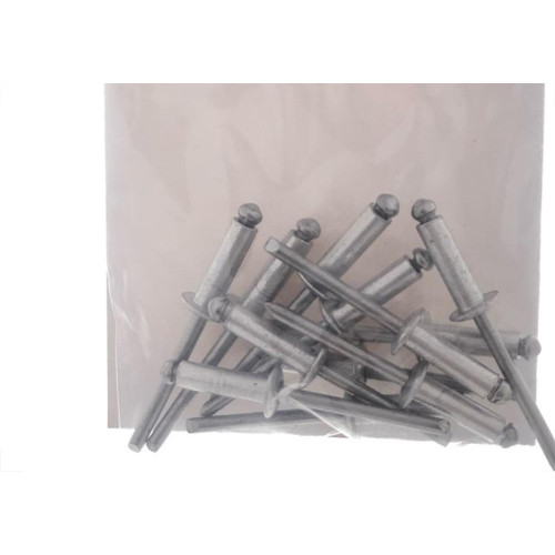 Cartela Rebite Preguim Aluminio Repuxo 516 Com 12 Pecas 2177
