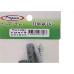 Cartela Pitao Preguim Com Bucha 10 Com 02 Pecas 1583