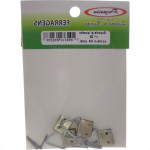 Cartela Suporte Quadro/Espelho Triangular 02 Preguim Com 04 Pecas 2238