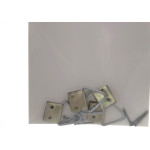 Cartela Suporte Quadro/Espelho Triangular 02 Preguim Com 04 Pecas 2238