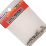 Cartela Prego Aco Preguim Com Cabeca  10X10 (1,50X23mm) Com 25 Pecas 1934